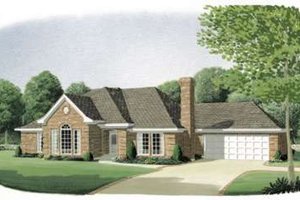Architectural House Design - Traditional Exterior - Front Elevation Plan #410-144