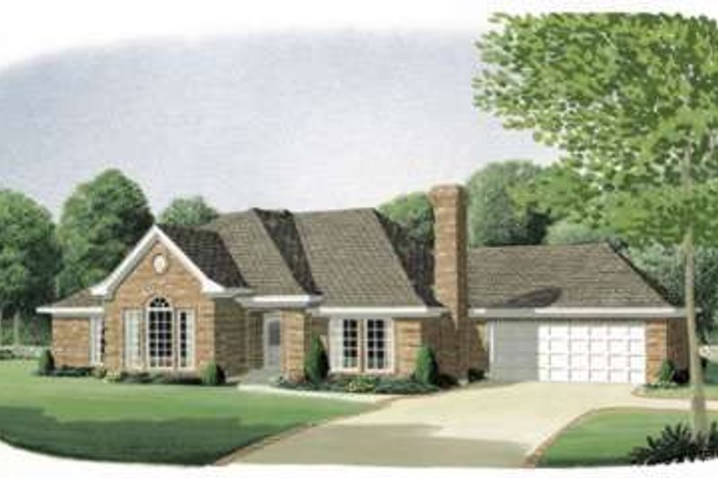 Architectural House Design - Traditional Exterior - Front Elevation Plan #410-144