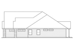 Exterior - Other Elevation 1 for Traditional House Plan #124-843 - 3 bed, 3 bath