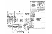 European Style House Plan - 4 Beds 3.5 Baths 2755 Sq/Ft Plan #21-202 