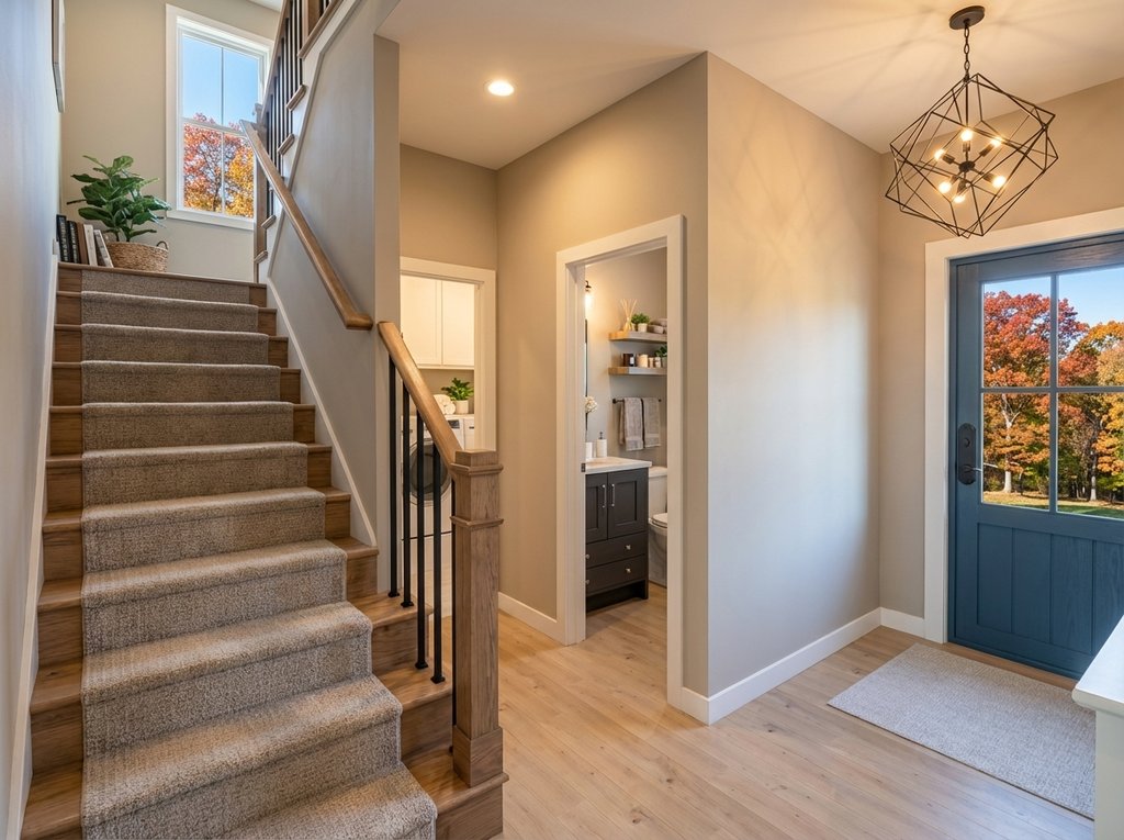Interior - Entry 1 for Farmhouse House Plan #51-1527 - 3 bed, 2.5 bath