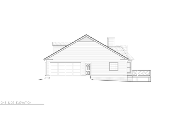 Exterior - Other Elevation 4 for Traditional House Plan #119-355 - 3 bed, 2.5 bath