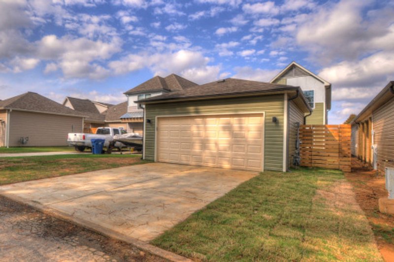Home Plan - Exterior - Rear Elevation 1 for Contemporary House Plan #932-7 - 3 bed, 2 bath