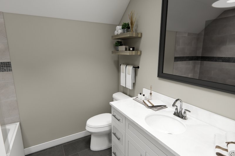 Home Plan - Interior - Bathroom 1 for Farmhouse House Plan #51-1407 - 3 bed, 2.5 bath