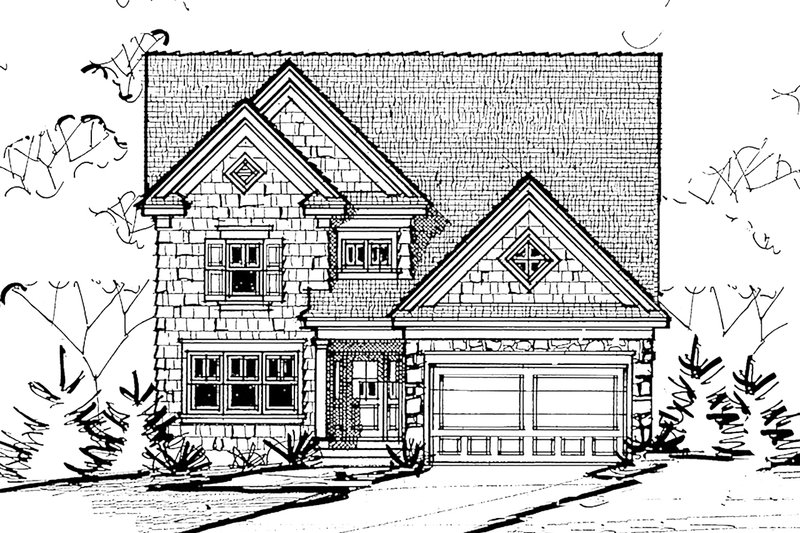 Home Plan - Exterior - Front Elevation 3 for Traditional House Plan #20-2275 - 3 bed, 3 bath