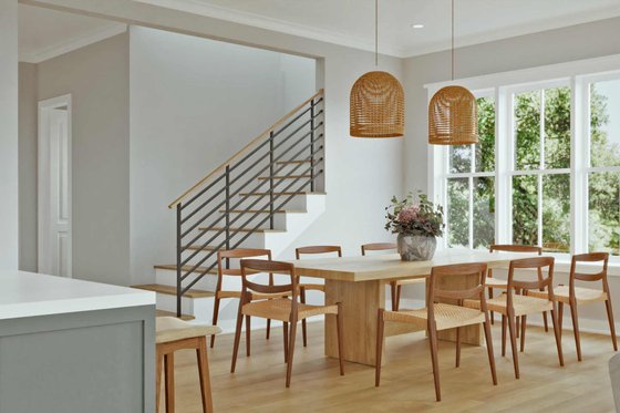 Interior - Dining Room for Farmhouse House Plan #1079-4 - 4 bed, 2.5 bath