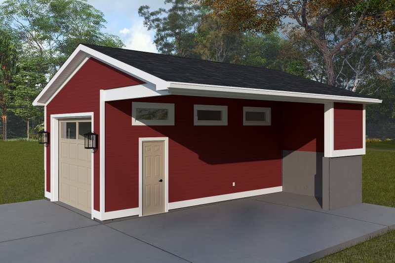 Dream House Plan - Exterior - Front Elevation 3 for Traditional House Plan #1060-352, 0 bath