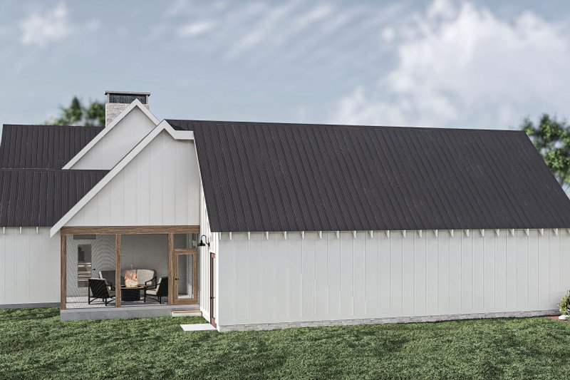 Home Plan - Exterior - Other Elevation 2 for Farmhouse House Plan #455-207 - 4 bed, 3.5 bath
