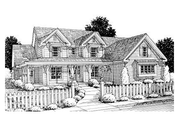 Farmhouse Style House Plan - 4 Beds 3 Baths 2924 Sq/Ft Plan #20-1364 