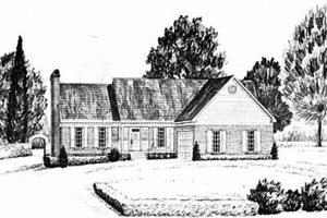 Country Exterior - Front Elevation Plan #36-276