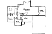 European Style House Plan - 5 Beds 4 Baths 3668 Sq/Ft Plan #308-203 