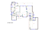 European Style House Plan - 4 Beds 4.5 Baths 3420 Sq/Ft Plan #408-105 
