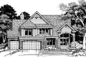Traditional Exterior - Front Elevation Plan #50-171