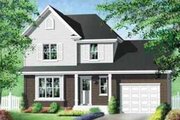 Traditional Style House Plan - 2 Beds 1.5 Baths 1140 Sq/Ft Plan #25-250 