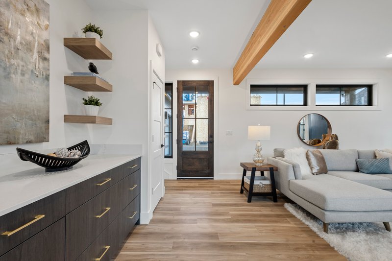 Architectural House Design - Interior - Entry for Contemporary House Plan #1070-244 - 3 bed, 2.5 bath