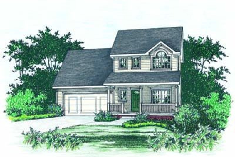 House Design - Traditional Exterior - Front Elevation Plan #20-1327