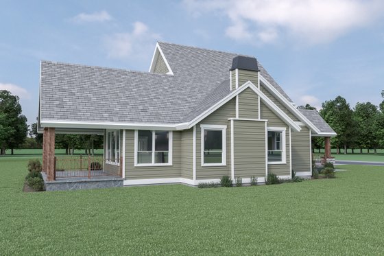 Exterior - Other Elevation for Craftsman House Plan #1070-148 - 4 bed, 2.5 bath