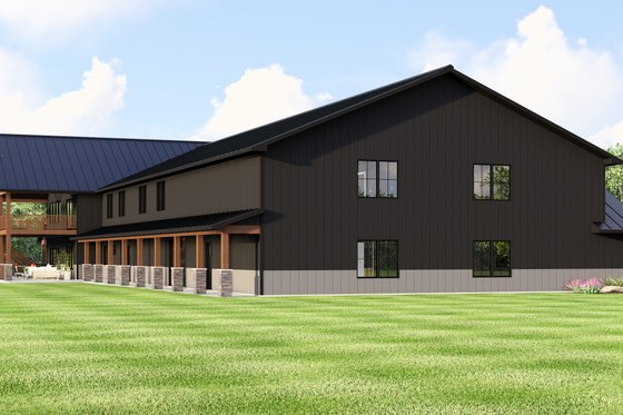 Exterior - Other Elevation for Barndominium House Plan #1064-384 - 6 bed, 6.5 bath