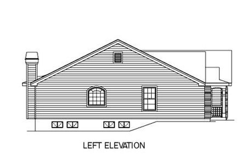 Home Plan - Exterior - Other Elevation 1 for Traditional House Plan #57-180 - 3 bed, 2 bath