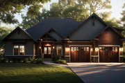 Farmhouse Style House Plan - 5 Beds 3.5 Baths 2781 Sq/Ft Plan #1109-13 Photo 