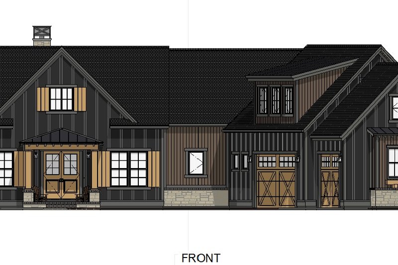 Dream House Plan - Exterior - Front Elevation 3 for Craftsman House Plan #1069-29 - 3 bed, 2.5 bath