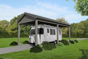 Exterior - Front Elevation 3 for Country House Plan #932-227, 0 bath