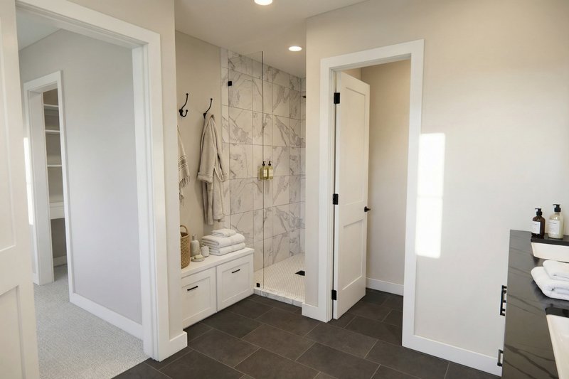 Home Plan - Interior - Master Bathroom 1 for Farmhouse House Plan #51-1517 - 4 bed, 2.5 bath
