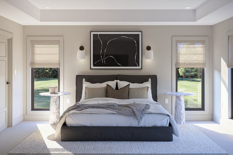 Architectural House Design - Interior - Master Bedroom for Mediterranean House Plan #455-790 - 4 bed, 3.5 bath