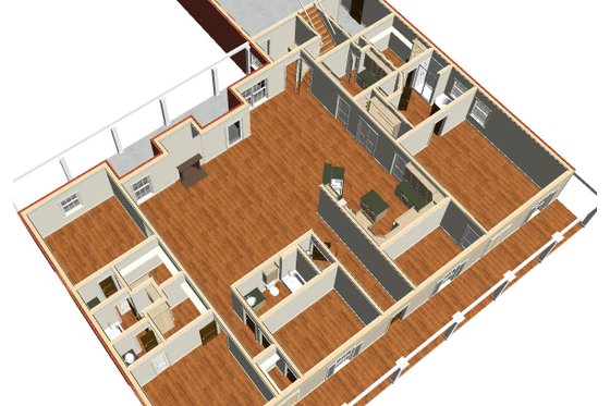 Floor Plan - Other Floor 2 for Country House Plan #44-129 - 4 bed, 3 bath