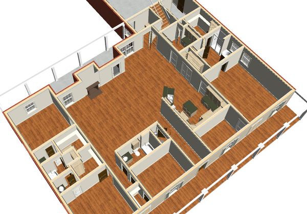 Home Plan - Country Floor Plan - Other Floor Plan #44-129