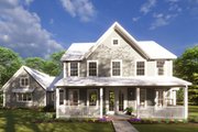 Farmhouse Style House Plan - 4 Beds 4 Baths 2398 Sq/Ft Plan #513-2206 