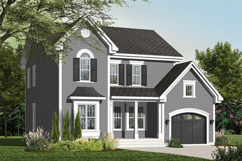 Farmhouse Style House Plan - 3 Beds 2.5 Baths 1824 Sq/Ft Plan #23-2257 ...