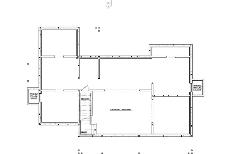 House Design - Floor Plan - Lower Floor for Modern House Plan #895-159 - 2 bed, 2 bath