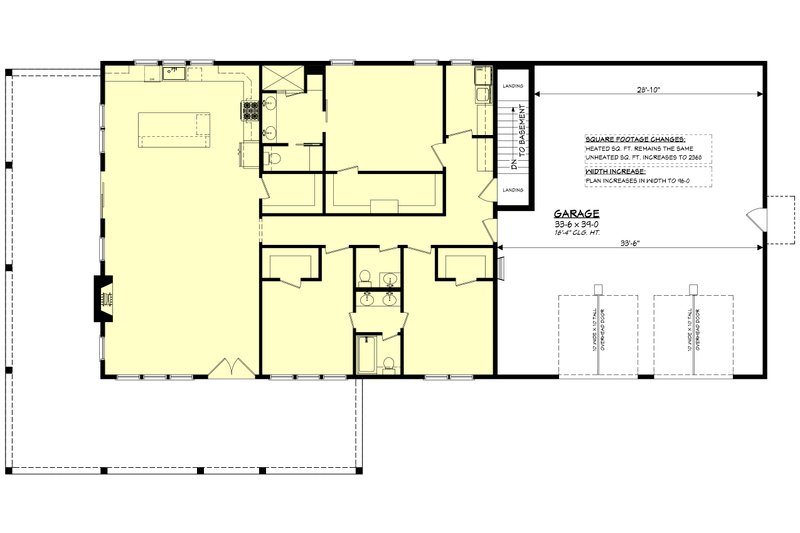 Home Plan - Floor Plan - Other Floor for Barndominium House Plan #430-333 - 3 bed, 2.5 bath