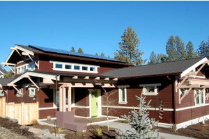 Exterior - Front Elevation 3 for Craftsman House Plan #895-22 - 3 bed, 2 bath