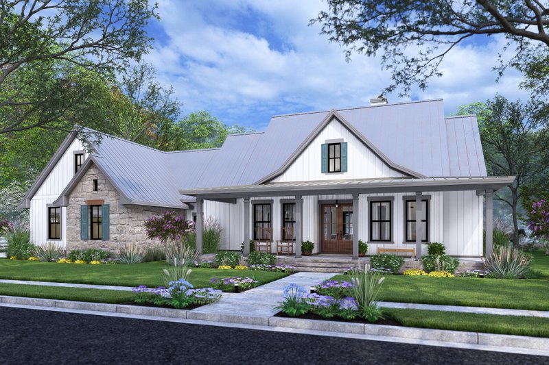 House Design - Exterior - Front Elevation 5 for Cottage House Plan #120-285 - 3 bed, 2.5 bath