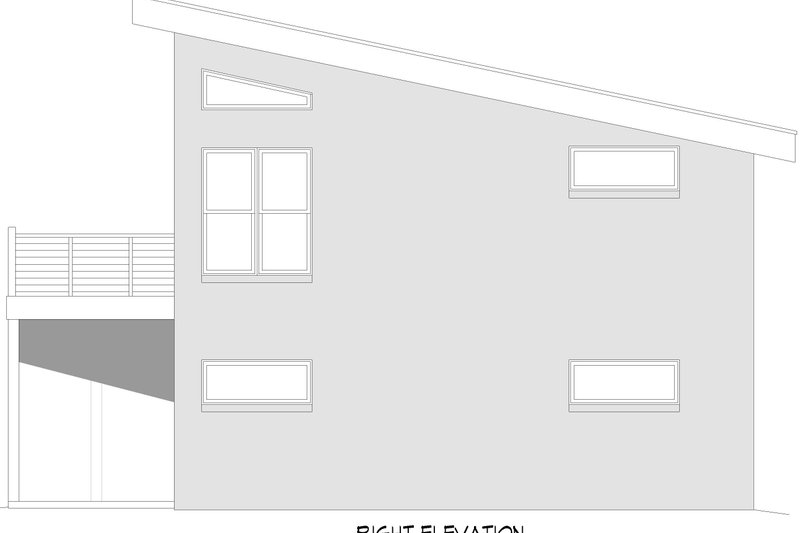Architectural House Design - Exterior - Other Elevation 1 for Contemporary House Plan #932-1065 - 2 bed, 2 bath