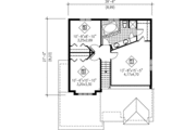 Contemporary Style House Plan - 3 Beds 1.5 Baths 1560 Sq/Ft Plan #25-2102 Floor 