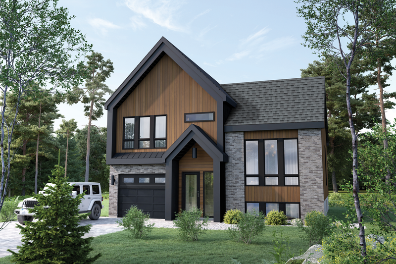 Dream House Plan - European Exterior - Front Elevation Plan #25-5023