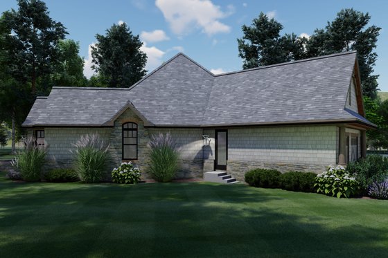 Exterior - Other Elevation for Craftsman House Plan #120-171 - 3 bed, 2 bath