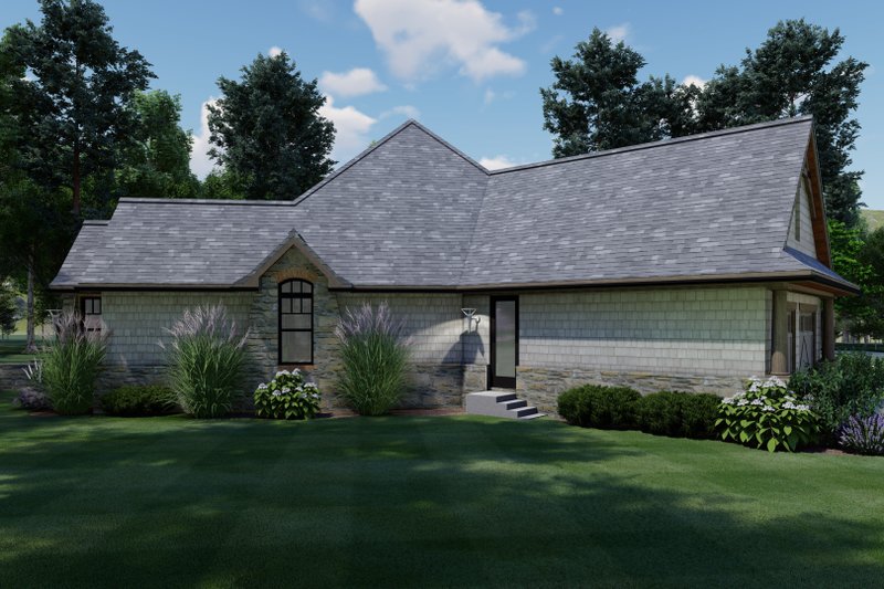 Architectural House Design - Exterior - Other Elevation for Craftsman House Plan #120-171 - 3 bed, 2 bath
