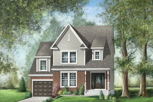 Traditional Exterior - Front Elevation Plan #25-4495