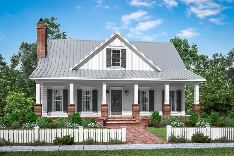 Farmhouse Style House Plan - 4 Beds 3 Baths 2533 Sq/Ft Plan #430-198