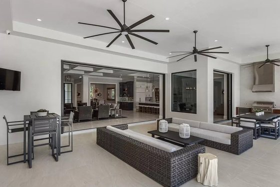 Exterior - Outdoor Living 2 for Contemporary House Plan #548-66 - 5 bed, 5.5 bath