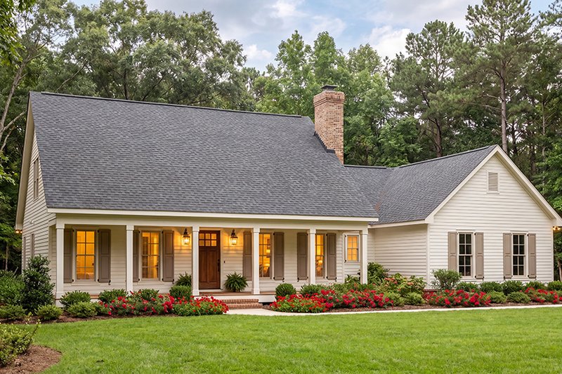 Dream House Plan - Exterior - Front Elevation 2 for Country House Plan #406-151 - 3 bed, 2.5 bath