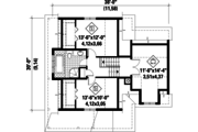Country Style House Plan - 2 Beds 1 Baths 1637 Sq/Ft Plan #25-4584 