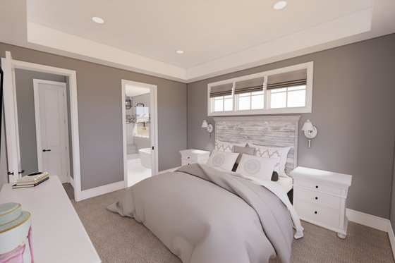 Interior - Master Bedroom for Farmhouse House Plan #51-1569 - 3 bed, 3 bath