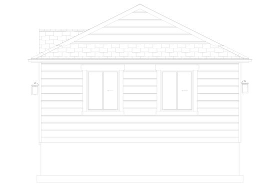 Exterior - Other Elevation 1 for Traditional House Plan #1060-121, 0 bath