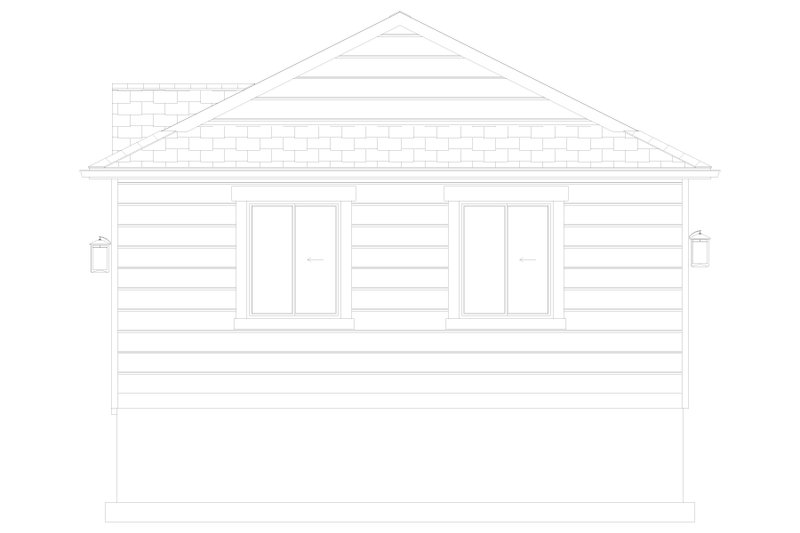House Plan Design - Exterior - Other Elevation 1 for Traditional House Plan #1060-121, 0 bath