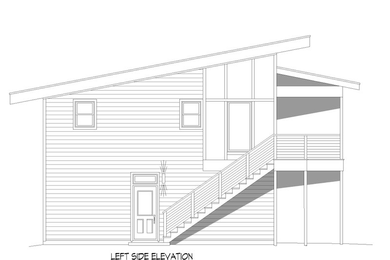 Dream House Plan - Exterior - Other Elevation for Modern House Plan #932-711 - 2 bed, 2 bath